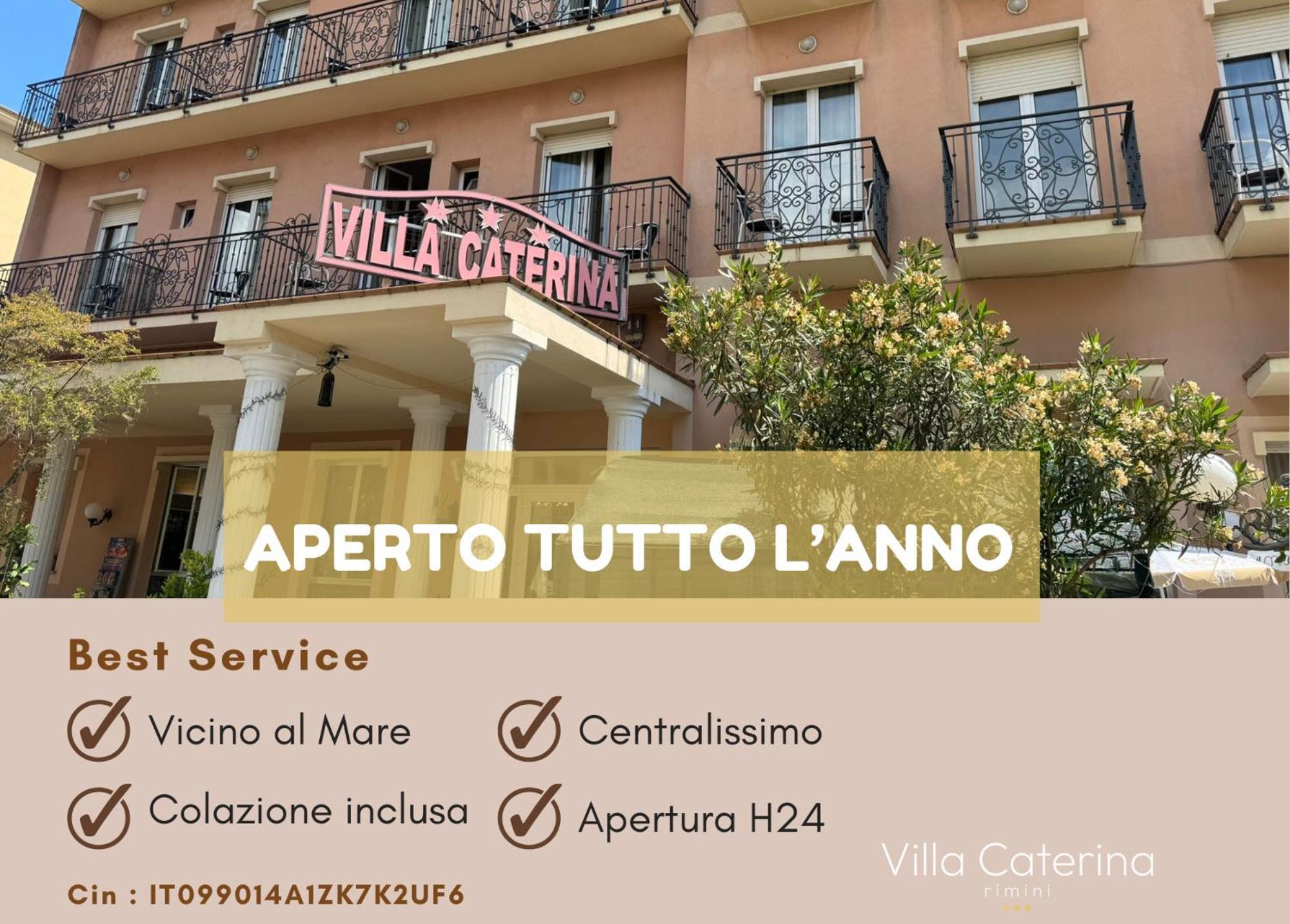 Hotel Villa Caterina Rimini Ngoại thất bức ảnh